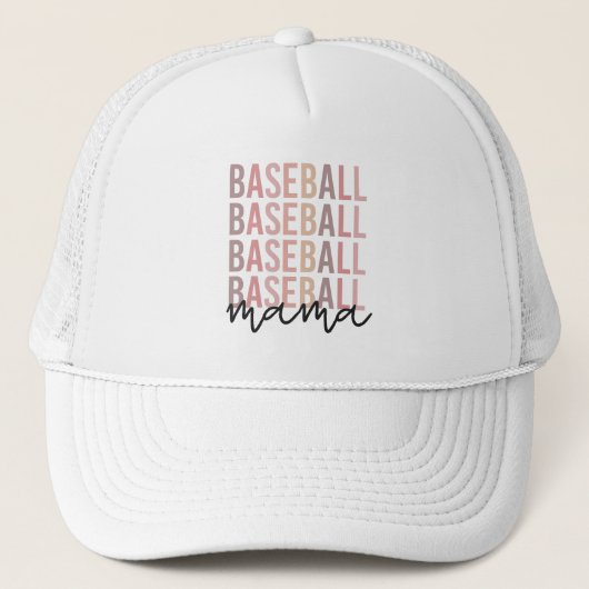 Baseball Mama | Geschenke für Baseball-Mamas Truckerkappe (Vorderseite)