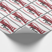Baseball-Mama Geschenkpapier (Ecke)