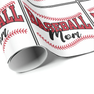 Baseball-Mama Geschenkpapier