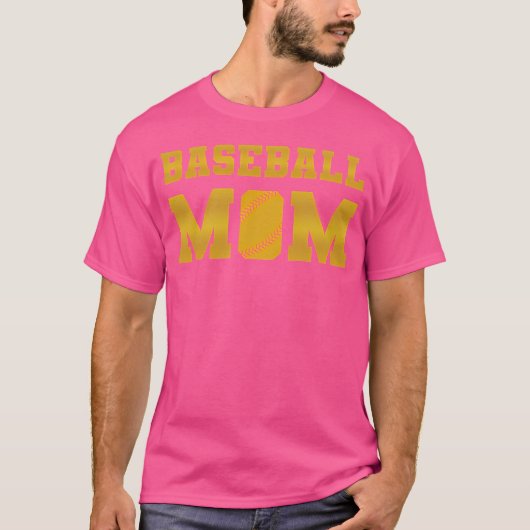 Baseball Mama Gold V4 T-Shirt (Vorderseite)