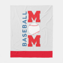 Baseball-Mama Grau & Blau