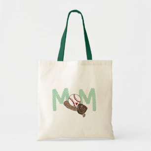 Baseball Mama Green Trefoil Preppy Sports Mama Tragetasche
