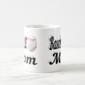 Baseball-Mama Halbtext Kaffeemaschine Tasse (Mittel)