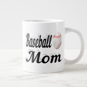 Baseball Mama Halbtext Riesenkaffee Tasse