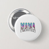 Baseball Mama Ice Tropfen mit Sprinklen Baseba Button (Vorne & Hinten)