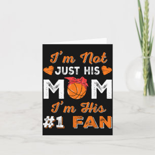 Baseball-Mama Ich Bin Sein 1 Fan Muttertag Frauen Karte