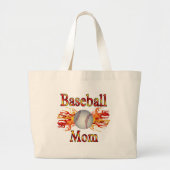 Baseball-Mama Jumbo Stoffbeutel (Vorne)