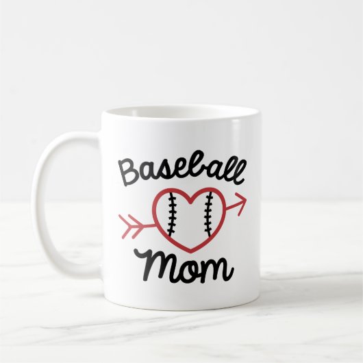 Baseball-Mama Kaffeetasse (Links)