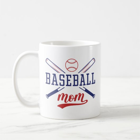 Baseball-Mama Kaffeetasse (Links)