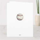 Baseball-Mama Karte (Rückseite)