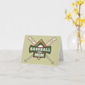 Baseball-Mama Karte (Gelbe Blume)