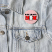Baseball-Mama-Knopf Button (Beispiel)