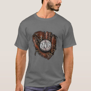 Baseball Mama Leopard Softball Mama Grammy Basebal T-Shirt
