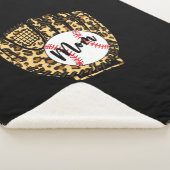 Baseball Mama Leopard Softball Mama Muttertag 20 Sherpadecke (3/4)