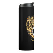 Baseball Mama Leopard Softball Mama Muttertag 20 Thermosbecher (Nach links gedreht)