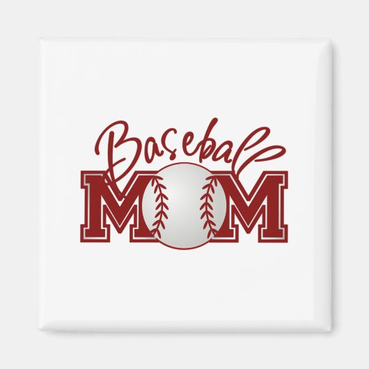 Baseball MAMA Magnet (Vorne)