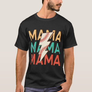 Baseball-Mama-Mom-Leben-Kostüm jubelnde Mutter von T-Shirt