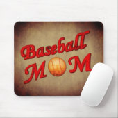 Baseball-Mama Mousepad (Mit Mouse)