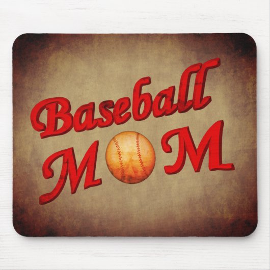 Baseball-Mama Mousepad (Vorne)