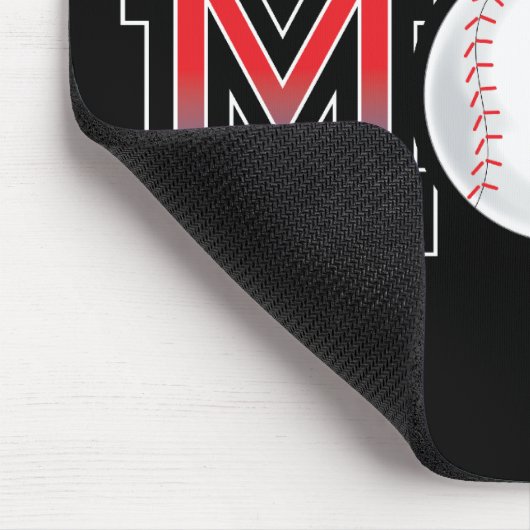 Baseball-Mama Mousepad (Ecke)