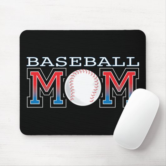 Baseball-Mama Mousepad (Mit Mouse)