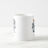 Baseball Mama, Muttertag benutzerdefinierter Name Kaffeetasse (Mittel)