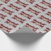 Baseball-Mama Niedlich Geschenkpapier (Ecke)