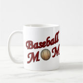 Baseball-Mama Niedlich Kaffeetasse (Links)