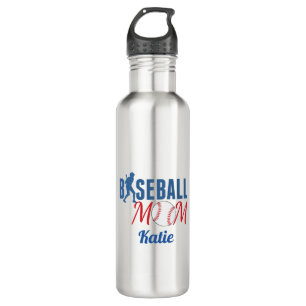 Baseball-Mama Niedlicher Tag der Mütter Edelstahlflasche