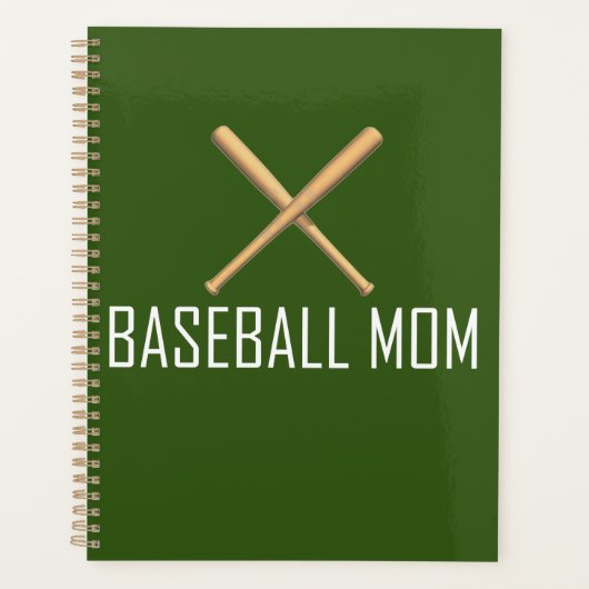 Baseball-Mama Planer (Vorderseite)