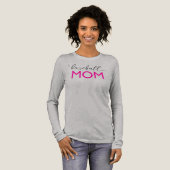 Baseball Mama Racerback Tank, Mutter Geschenk Gebu Tri-Blend Shirt (Volle Vorderseite)