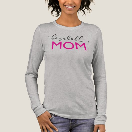 Baseball Mama Racerback Tank, Mutter Geschenk Gebu Tri-Blend Shirt (Vorderseite)