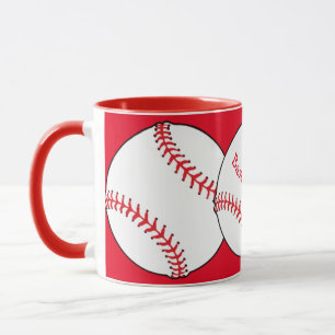 Baseball-Mama Ringer-Tasse Tasse