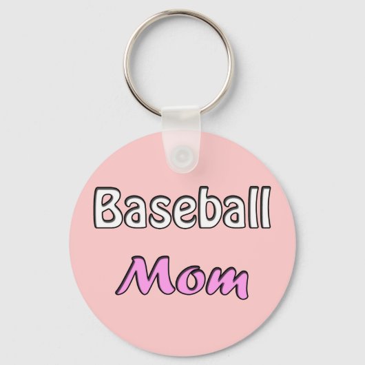 Baseball-Mama Schlüsselanhänger (Vorderseite)