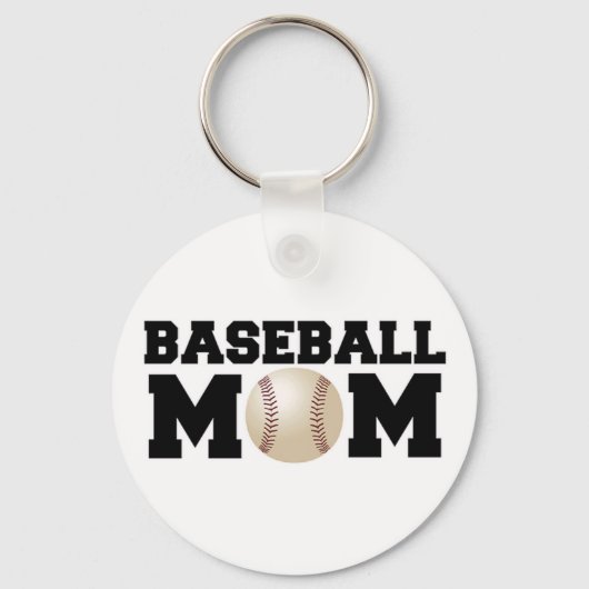 Baseball-Mama Schlüsselanhänger (Vorderseite)