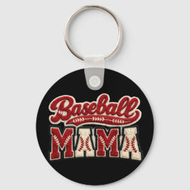 Baseball-Mama Schlüsselanhänger