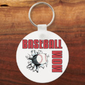 Baseball-Mama Schlüsselanhänger (Vorderseite)