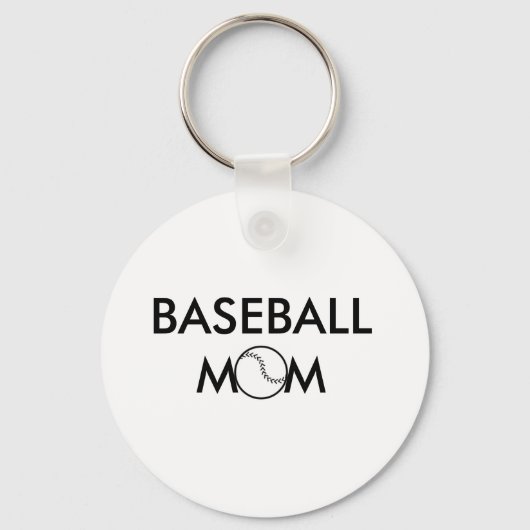 Baseball-Mama-Schlüsselanhänger Schlüsselanhänger (Vorderseite)