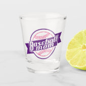Baseball-Mama Schnapsglas (Vorderseite)