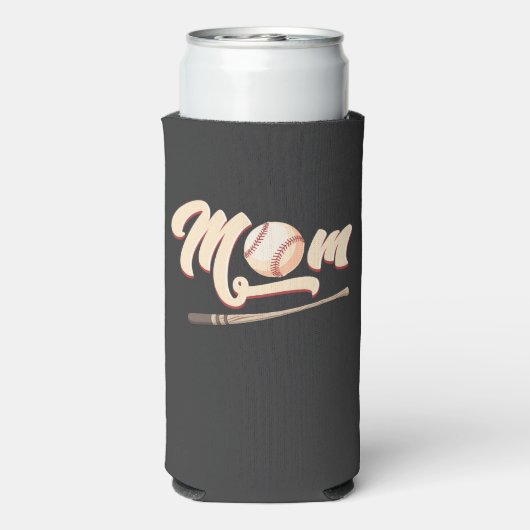 Baseball-Mama Selters Dosenkühler (Seltzer Rückseite)