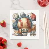 Baseball-Mama Serviette (Beispiel)