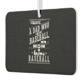 Baseball-Mama-Shirt Autolufterfrischer (Links)
