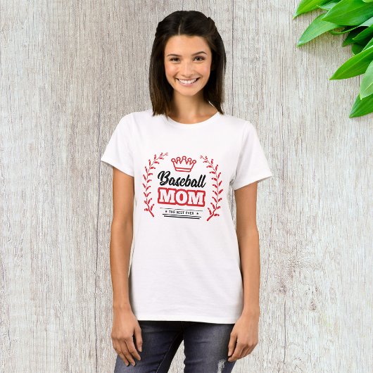Baseball Mama Shirt Die beste Krone je