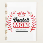 Baseball Mama Shirt Die beste Krone je Planer (Vorderseite)