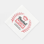 Baseball Mama Shirt Die beste Krone je Serviette (Ecke)