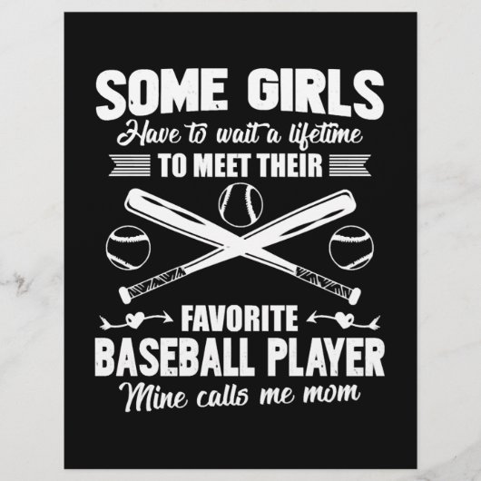 Baseball-Mama-Shirt Flyer (Vorne)