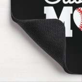 Baseball Mama Shirt Frauen Baseball Herzmütter Da Mousepad (Ecke)