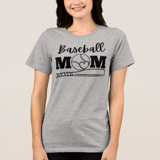 Baseball-Mama-Shirt – Game Day T-Shirt für Sportma Tri-Blend Shirt