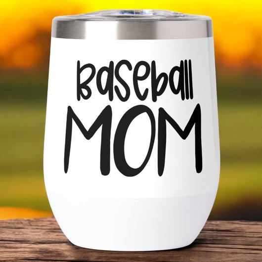 Baseball Mama - Sideline Sipper Wine Tumbler
