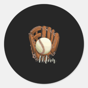 Baseball Mama Softball Mama Muttertag Runder Aufkleber